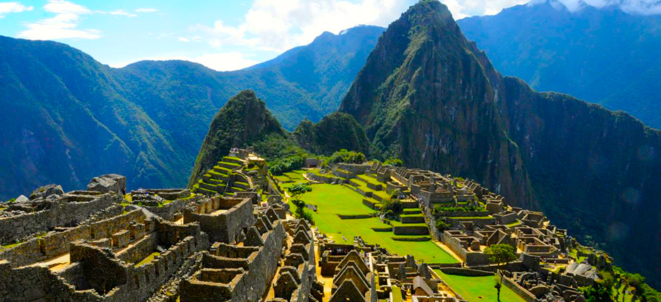 La antigua ciudad de Machu Picchu.